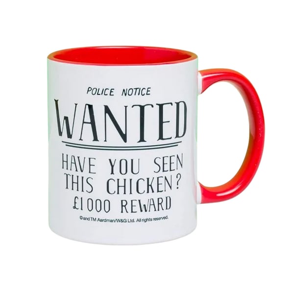 Wallace och Gromit Efterlyst-affisch Feathers McGraw Mugg