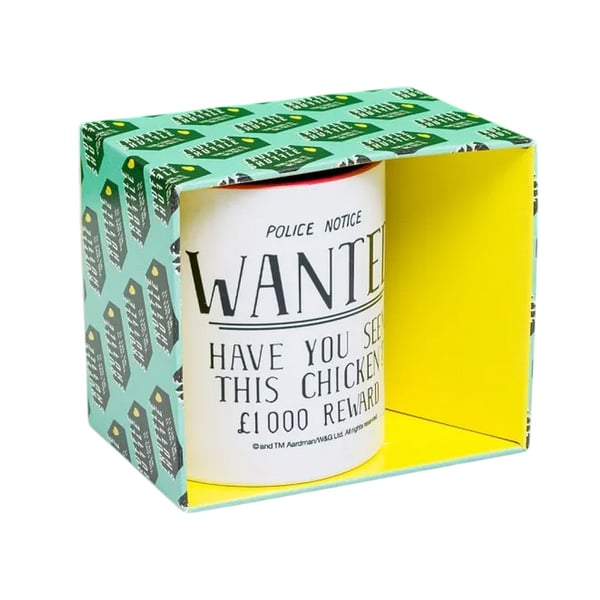 Wallace och Gromit Efterlyst-affisch Feathers McGraw Mugg