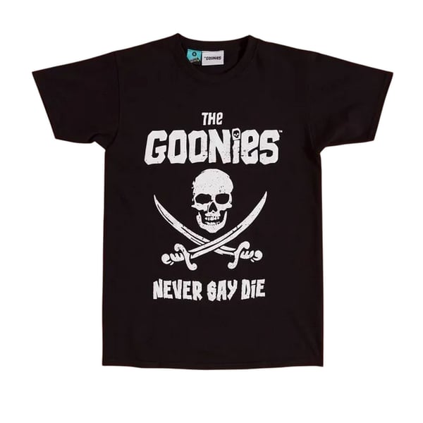 The Goonies Unisex Adult Never Say Die T-Shirt