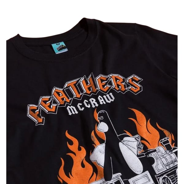 Wallace and Gromit Unisex Adult Feathers McGraw Rock T-Shirt