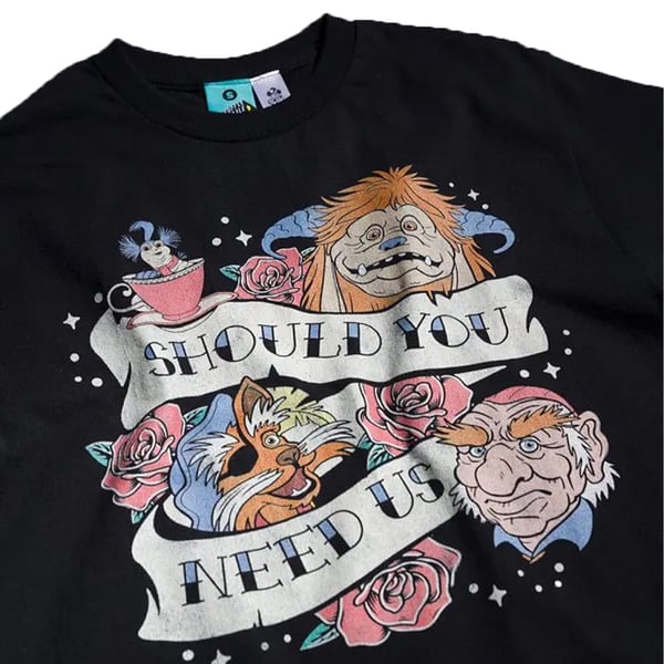 Labyrinth Unisex Aikuisten Should You Need Us T-paita