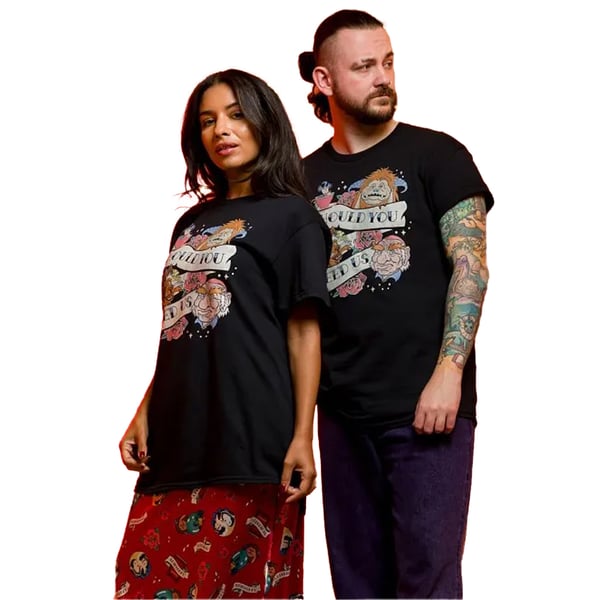 Labyrinth Unisex Aikuisten Should You Need Us T-paita