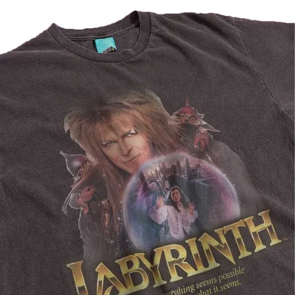 Labyrinth Unisex Adult Jareth The Goblin King Crystal Ball T-Shirt