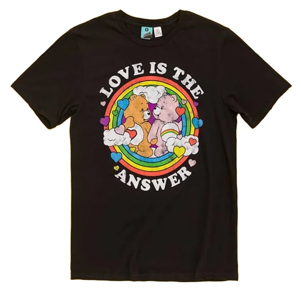 Care Bears Unisex Vuxen Love Is The Answer Pride T-Shirt