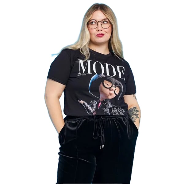 The Incredibles Unisex Adult I Never Look Back Darling Edna Mode T-Shirt