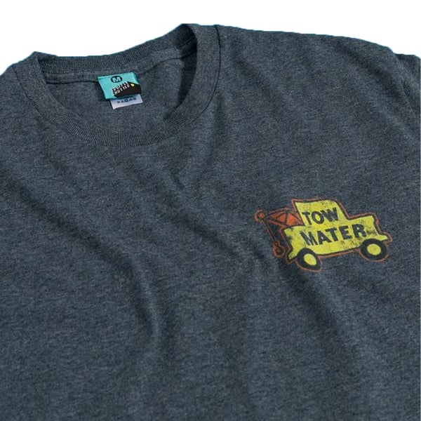 Cars Unisex Adult Towing And Salvage Tow Mater Back Print T-Shirt