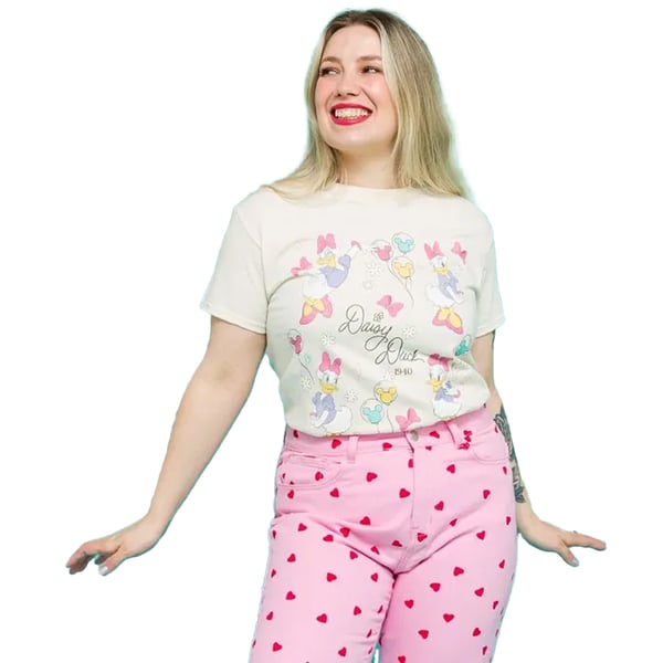 Disney Unisex Adult Daisy Duck Party T-Shirt