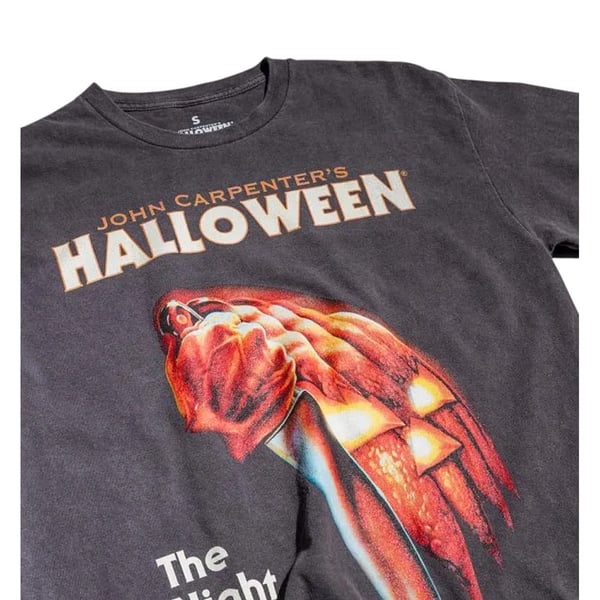 Halloween Unisex Adult Movie Poster Vintage Wash T-Shirt