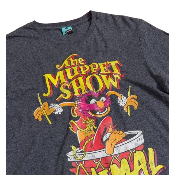 Muppetit Unisex Aikuisten Animal Live And Unleashed T-paita