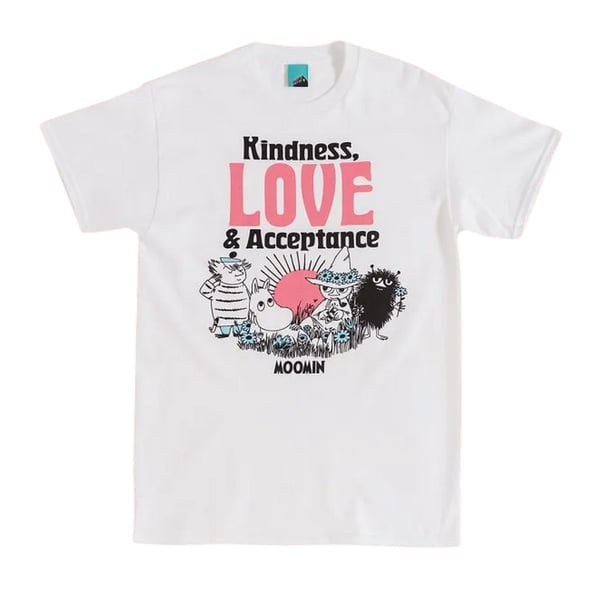 Mumin Unisex Vuxen Vänlighet Kärlek Och Acceptans T-Shirt