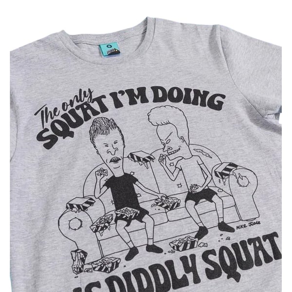 Beavis & Butthead Unisex Aikuisten Diddly Squat T-paita