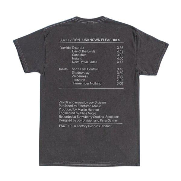 Joy Division Unisex aikuisten Unknown Pleasures T-paita