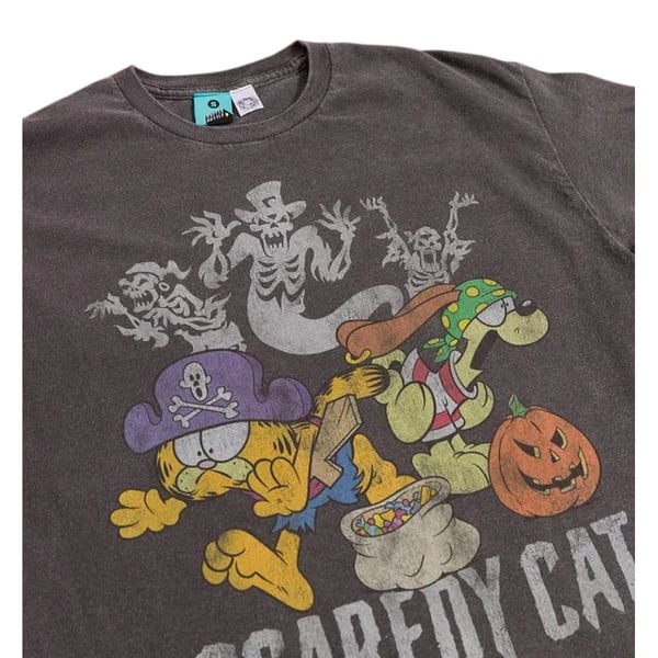 Garfield Unisex aikuisten Scaredy Cat T-paita