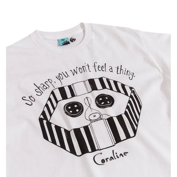 Coraline Unisex Adult So Sharp You Wont Feel A Thing T-Shirt