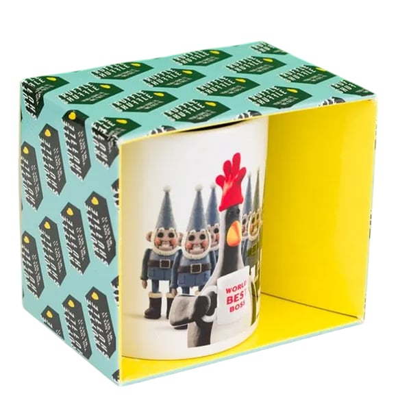 Wallace and Gromit Vengeance Most Fowl Worlds Best Boss Mug