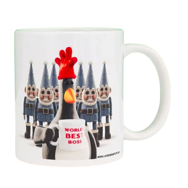 Wallace and Gromit Vengeance Most Fowl Worlds Best Boss Mug