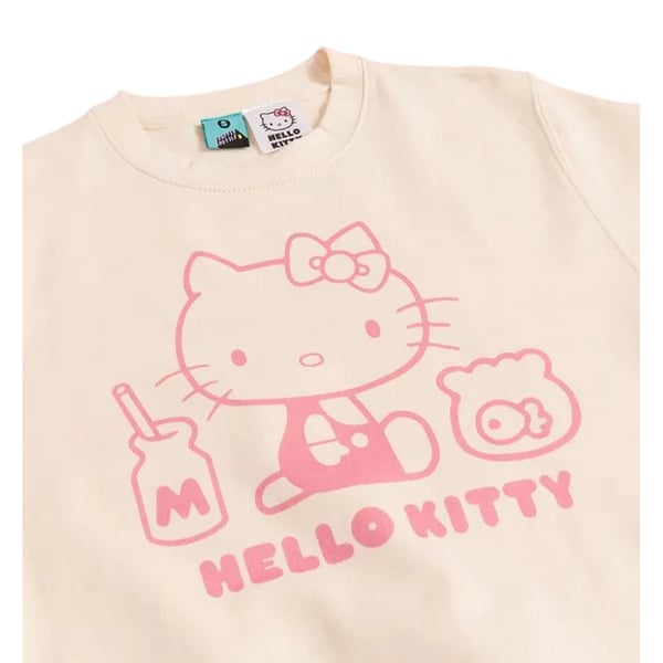 Hello Kitty Unisex Adult Outline Sweatshirt