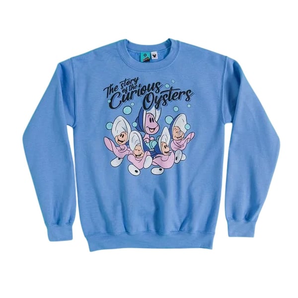 Alice In Wonderland Unisex Adult The Story Of The Curious Oysters Sweatshirt