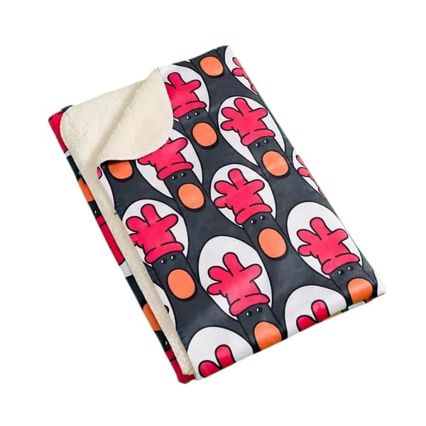 Wallace och Gromit Fleece Feathers McGraw Filt