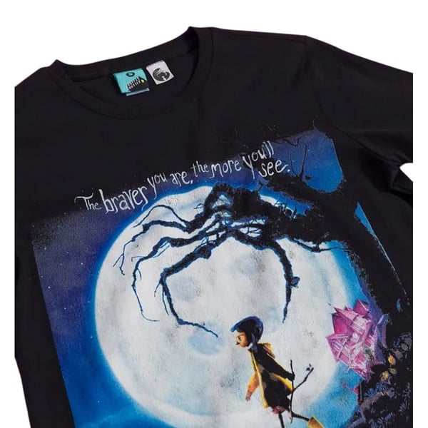 Coraline Womens/Ladies Movie Poster Fitted T-Shirt
