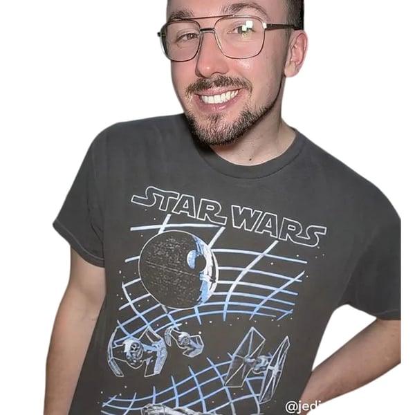 Star Wars Unisex Vuxen Galaxy Grid Vintage Wash T-shirt