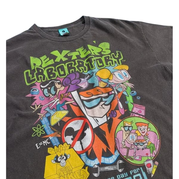 Dexters Laboratory Unisex Aikuisten Vintage-pesu T-paita