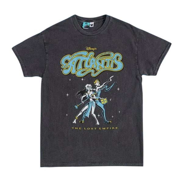 Atlantis: Kadonnut valtakunta Unisex aikuisten vintage-pesu T-paita