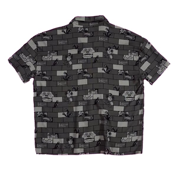 Labyrinth Unisex Adult Character Button-Down Short-Sleeved Shirt
