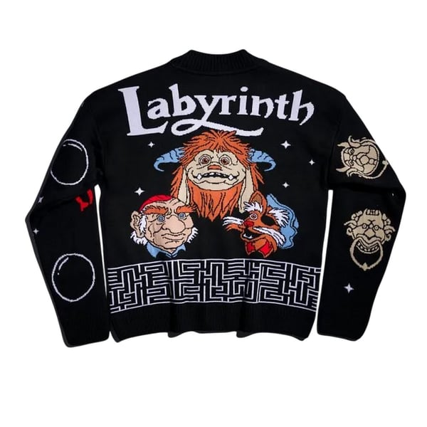 Labyrinth Unisex Vuxen Vänner Stickad Kofta