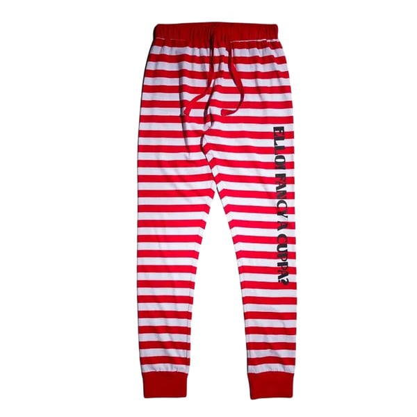 Labyrinth Womens/Ladies Ello! Fancy A Cuppa? The Worm Striped Pyjama Set