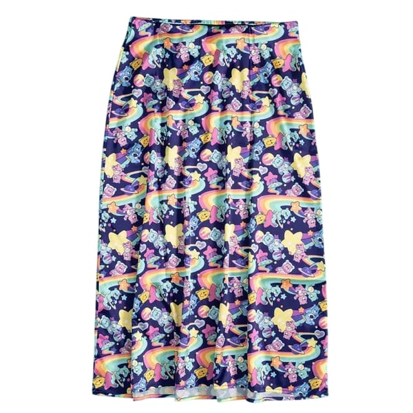 Care Bears Womens/Ladies Galaxy Satin Skirt Care Bears Womens/Ladies Galaxy Satin Skirt