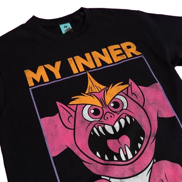 Ihmeperhe Unisex Aikuisten My Inner Monster T-paita