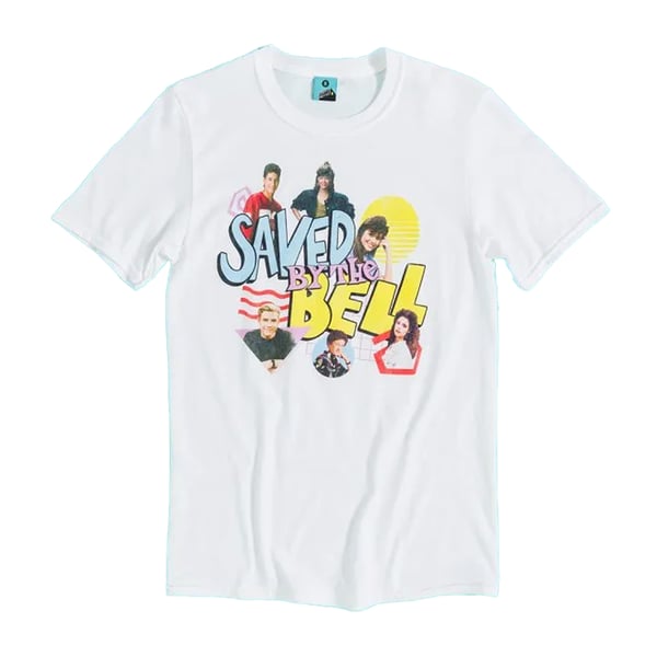 Saved By The Bell Unisex Aikuisten Retro T-paita