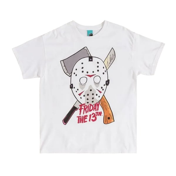 Friday The 13th Unisex Adult Hockey Mask T-Shirt