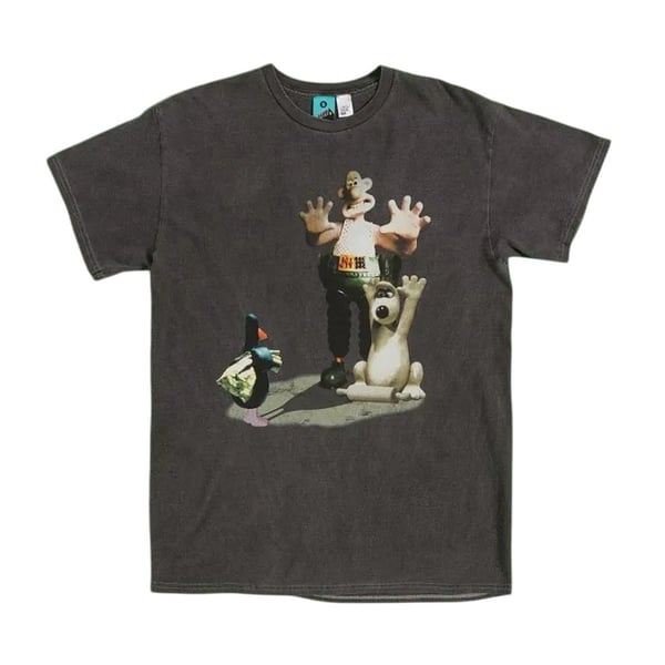 Wallace ja Gromit Unisex aikuisten Feathers McGraw T-paita