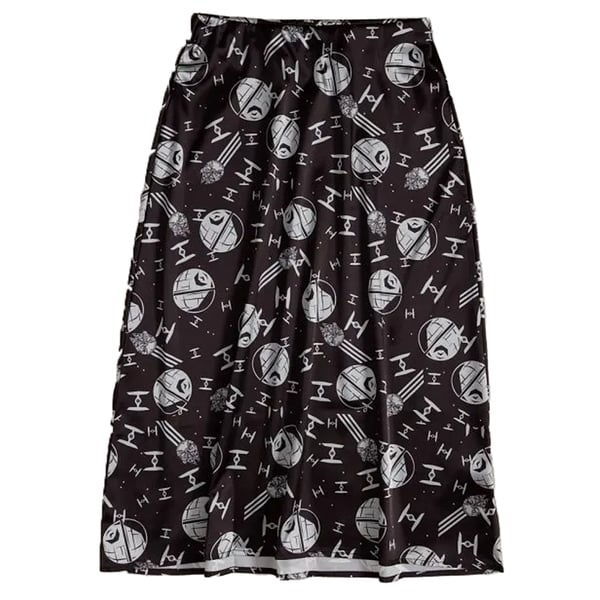 Star Wars Womens/Ladies Death Star Satin Skirt