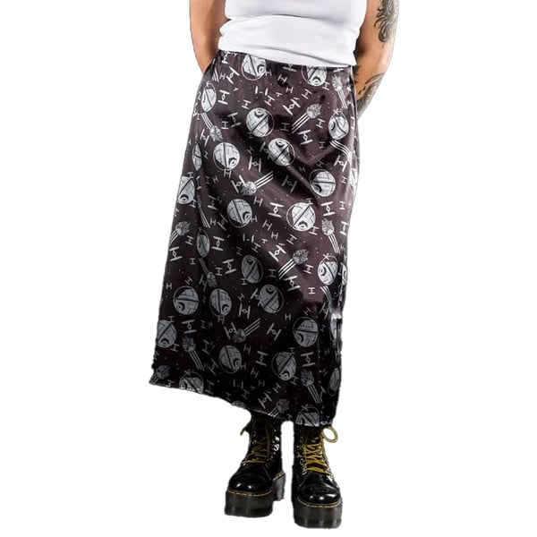 Star Wars Womens/Ladies Death Star Satin Skirt