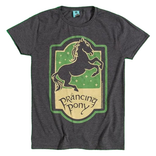 Taru sormusten herrasta Unisex aikuisten Prancing Pony T-paita