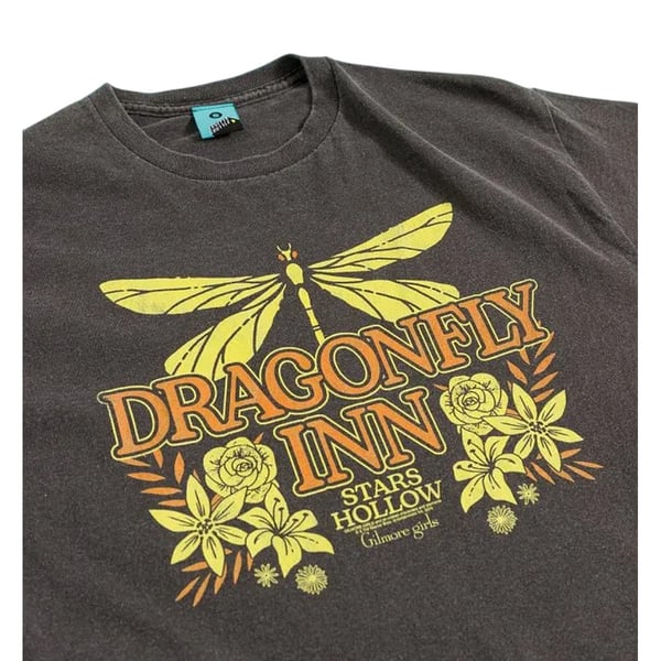 Gilmore Girls Unisex aikuisten Dragonfly Inn Vintage -pesty T-paita