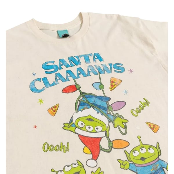 Toy Story Unisex Aikuisten Alienit Joulupukki Joulu T-paita