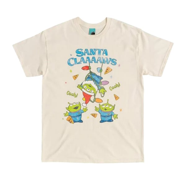 Toy Story Unisex Aikuisten Alienit Joulupukki Joulu T-paita