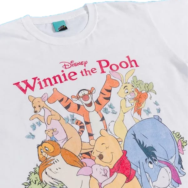 Winnie the Pooh Unisex T-shirt til voksne med venner