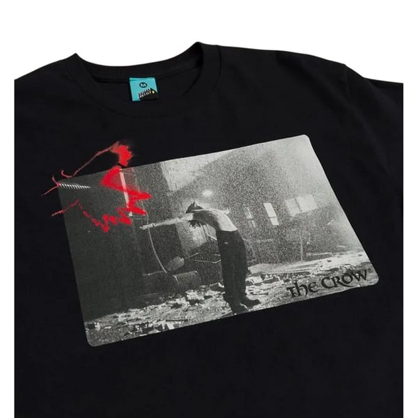 The Crow Unisex Adult It Can´t Rain All The Time Back Print T-Shirt
