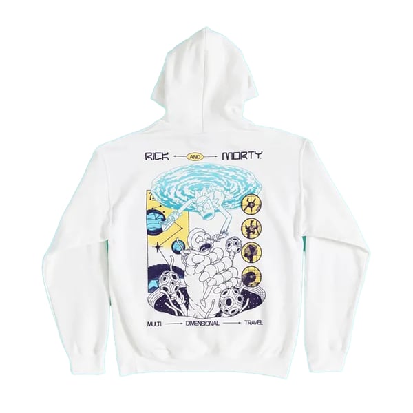 Rick And Morty Unisex Adult Portal Gun Hoodie