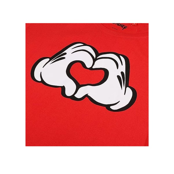 Disney Dame/Dame Love Hands Mickey Mouse T-shirt