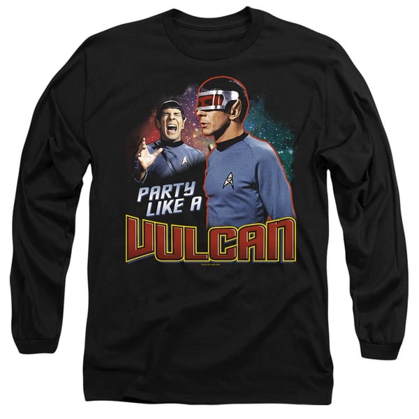 Star Trek Unisex Adult Party Like a Vulcan T-Shirt