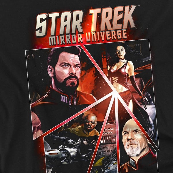 Star Trek Unisex Adult Panels T-Shirt