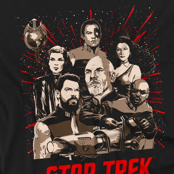 Star Trek Unisex Adult Poster T-Shirt