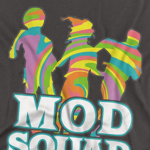 The Mod Squad Unisex Adult Run Groovy T-Shirt