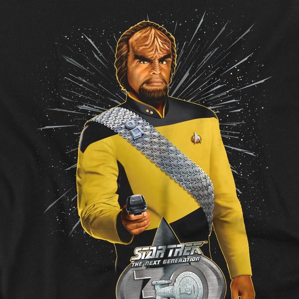 Star Trek Unisex Adult 30 Worf T-Shirt